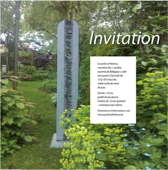 Illustration. Nandrin. Le jardin d|Helena. Halinka Jakubowska. Sculptures. 2014-06-07